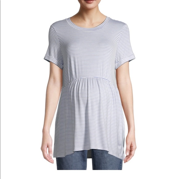 Maternity Babydoll Short Sleeve T-shirt - Picture 4 of 11